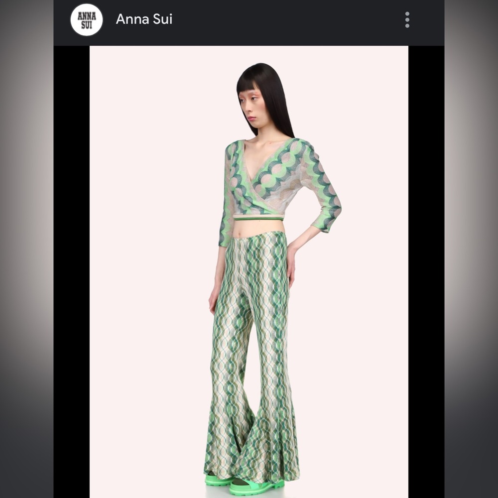 Anna Sui Wave Rider Knit Wrap - Picture 5 of 10